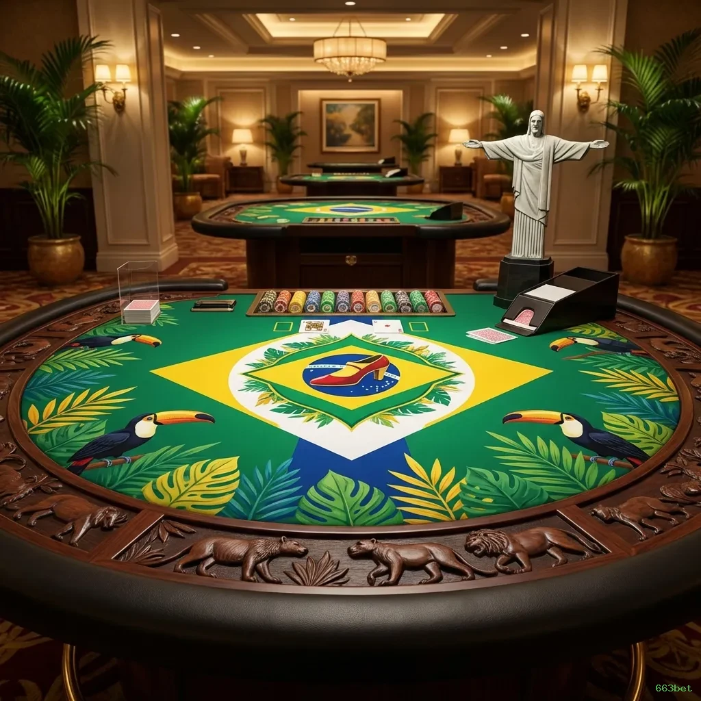Interface do cassino ao vivo